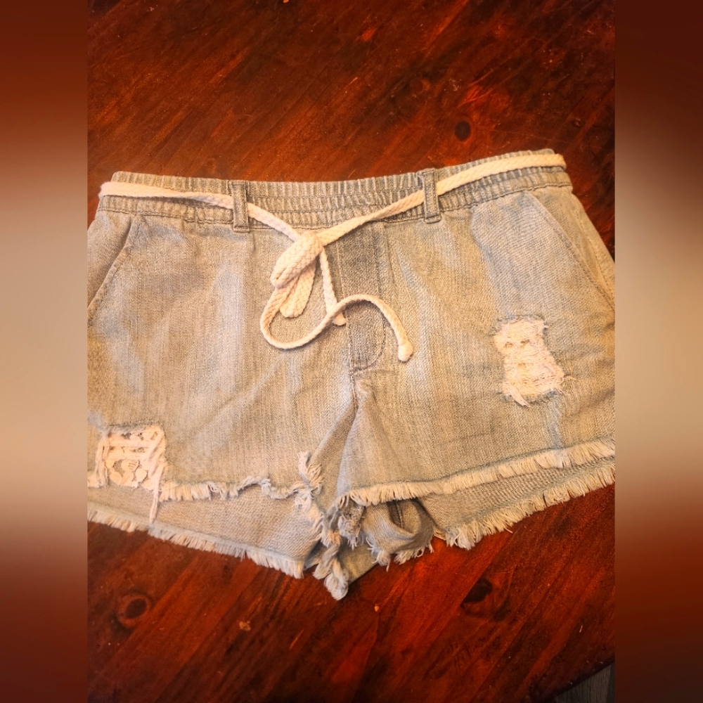 Aeri Distressed Denim Women Shorts